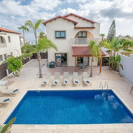 Kanthos - Beautiful 4 Bedroom With Pool プロタラス